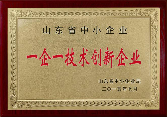 山东省一企一技术创新企业
